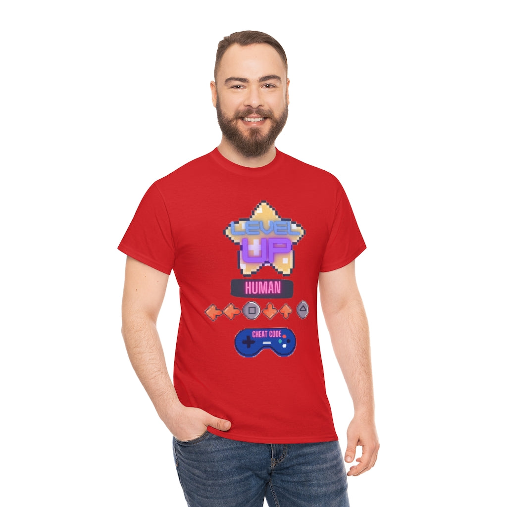 Human cheat code Heavy Cotton Tee