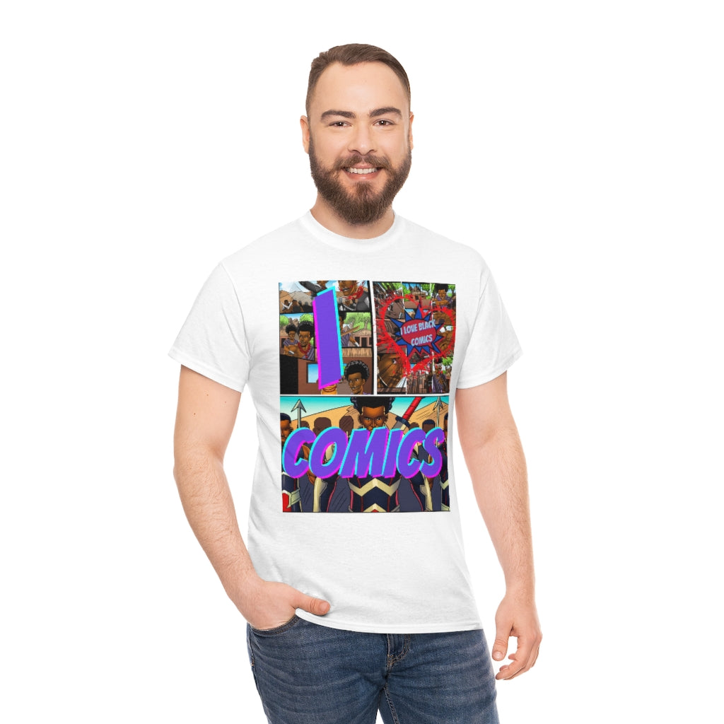 i love comics Heavy Cotton Tee