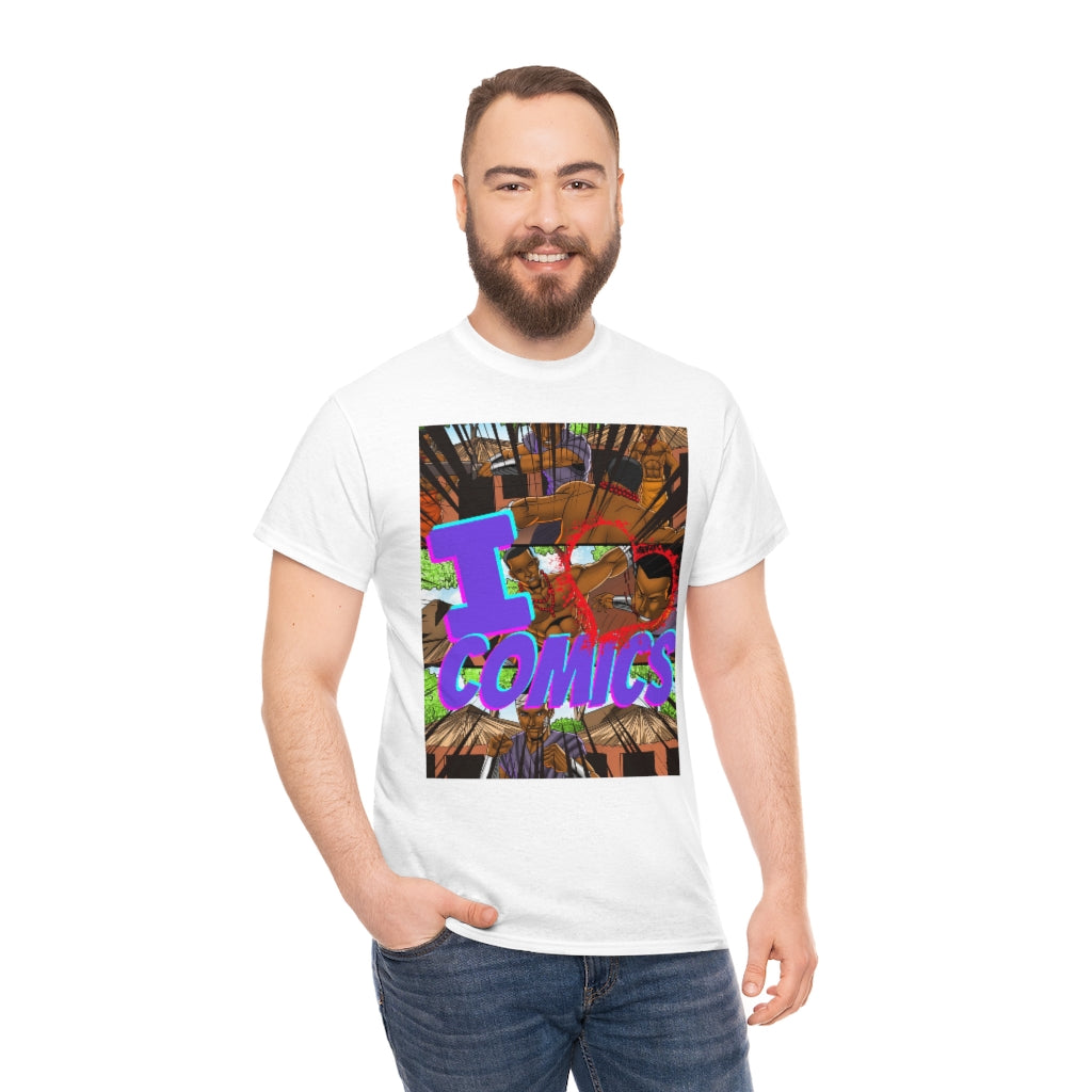 I love comics Heavy Cotton Tee