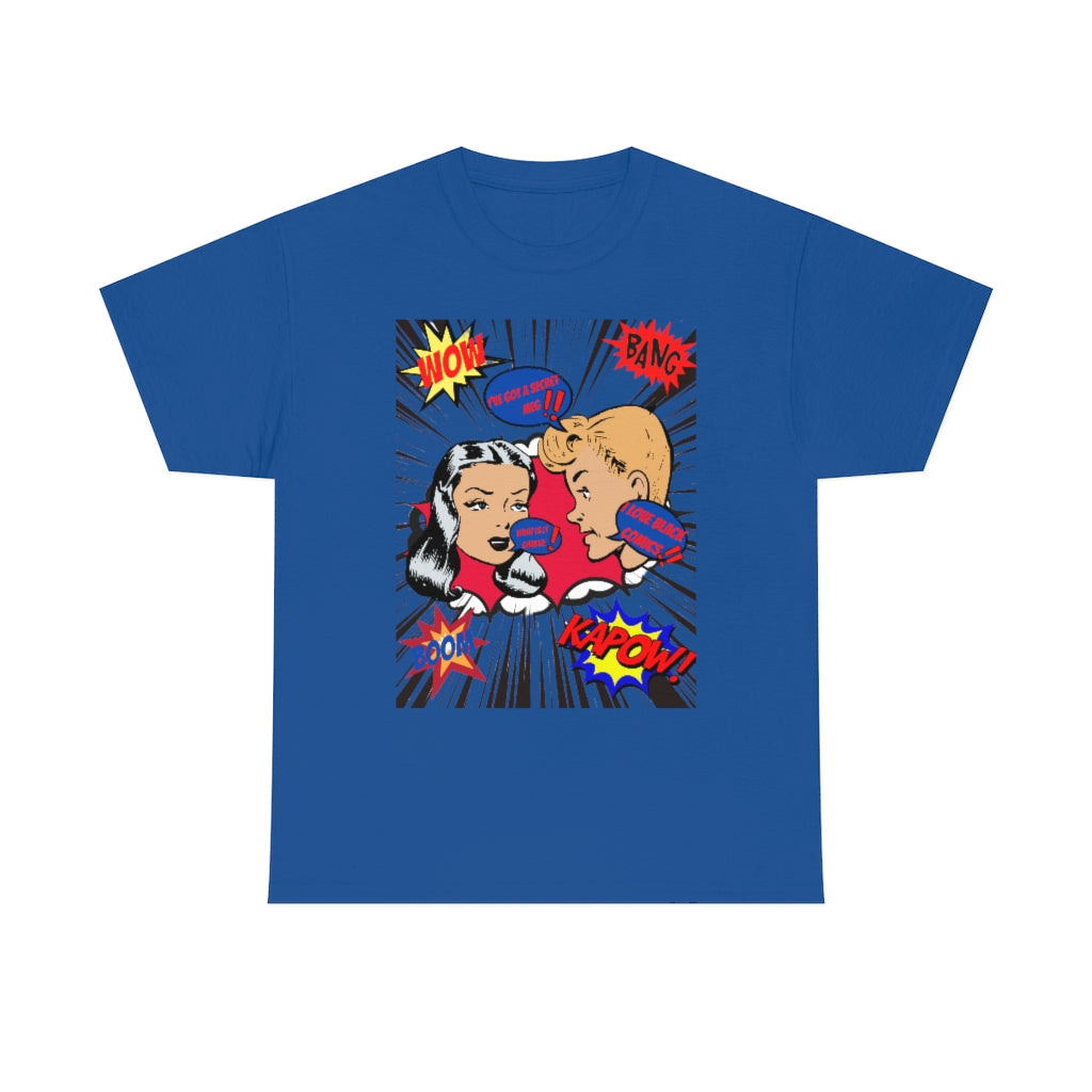 I love comics Heavy Cotton Tee
