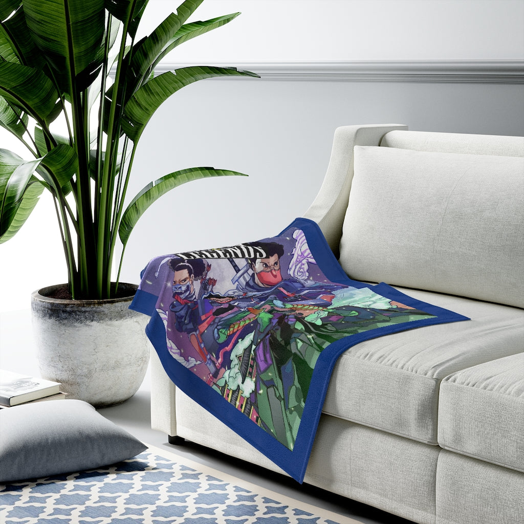 LEGACY OF LEGEND Velveteen Plush Blanket