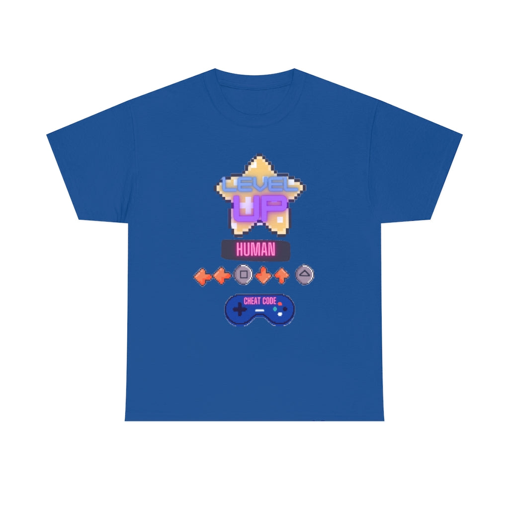 Human cheat code Heavy Cotton Tee