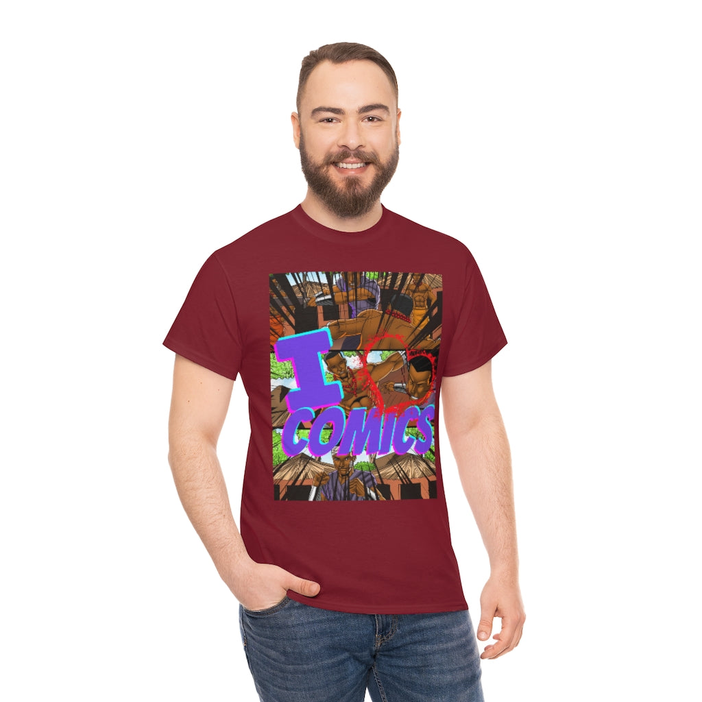 I love comics Heavy Cotton Tee