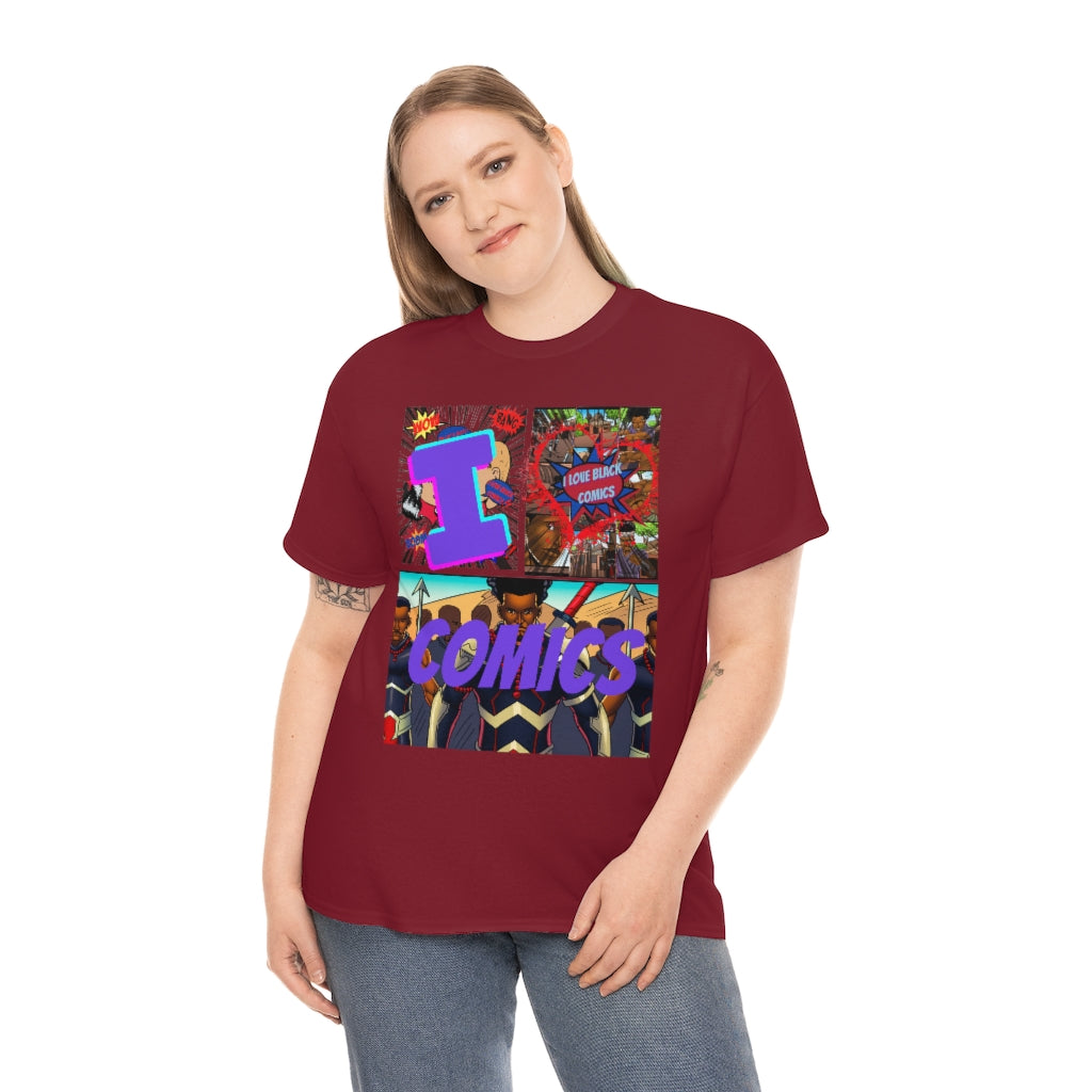 i love comics Heavy Cotton Tee