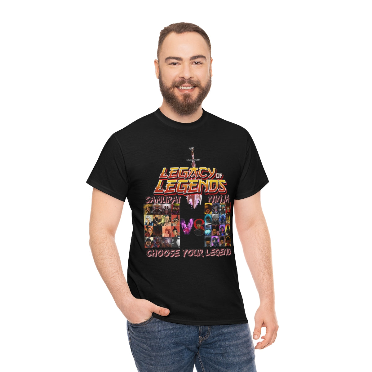 legacy of legends Heavy Cotton Tee