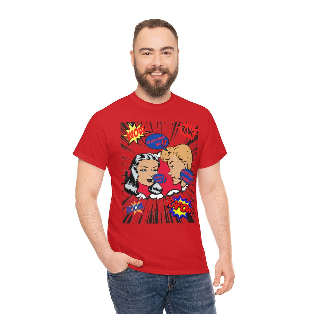 I love comics Heavy Cotton Tee