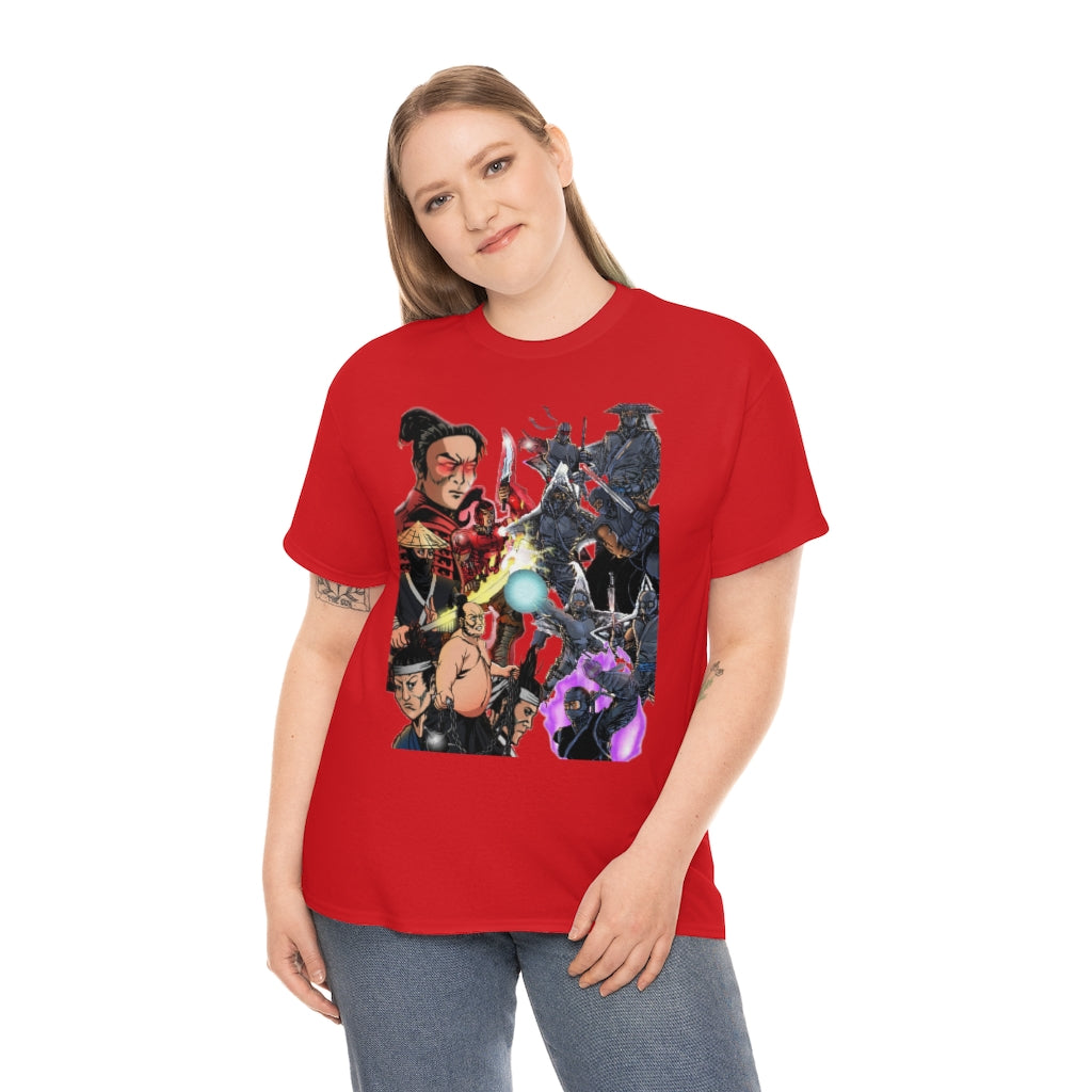 SAMURAI VS NINJA Heavy Cotton Tee