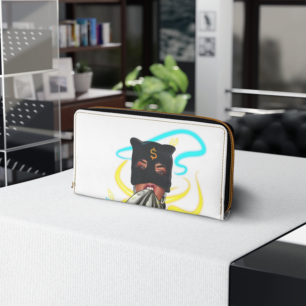 RICH BITCH ENERGY Zipper Wallet