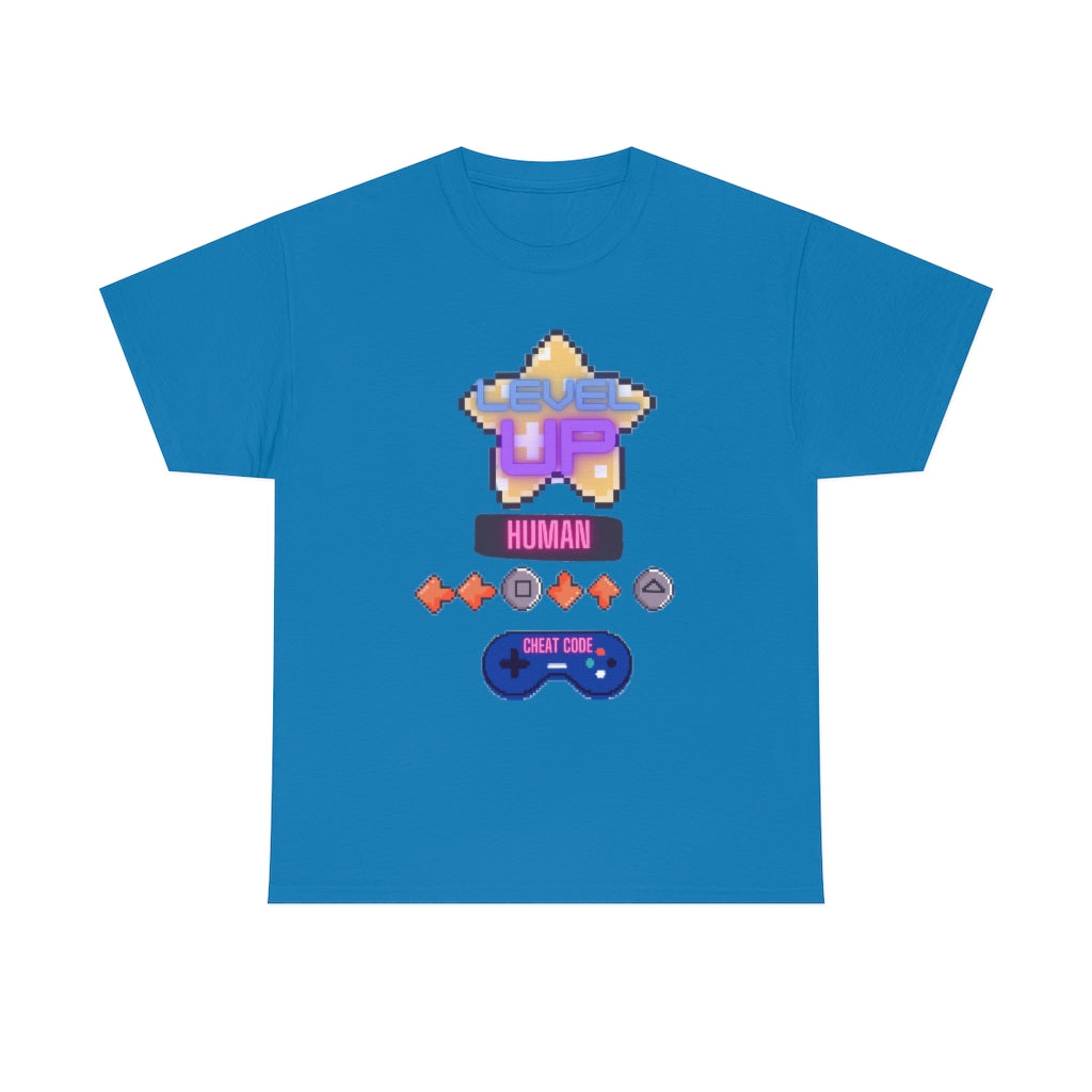 Human cheat code Heavy Cotton Tee