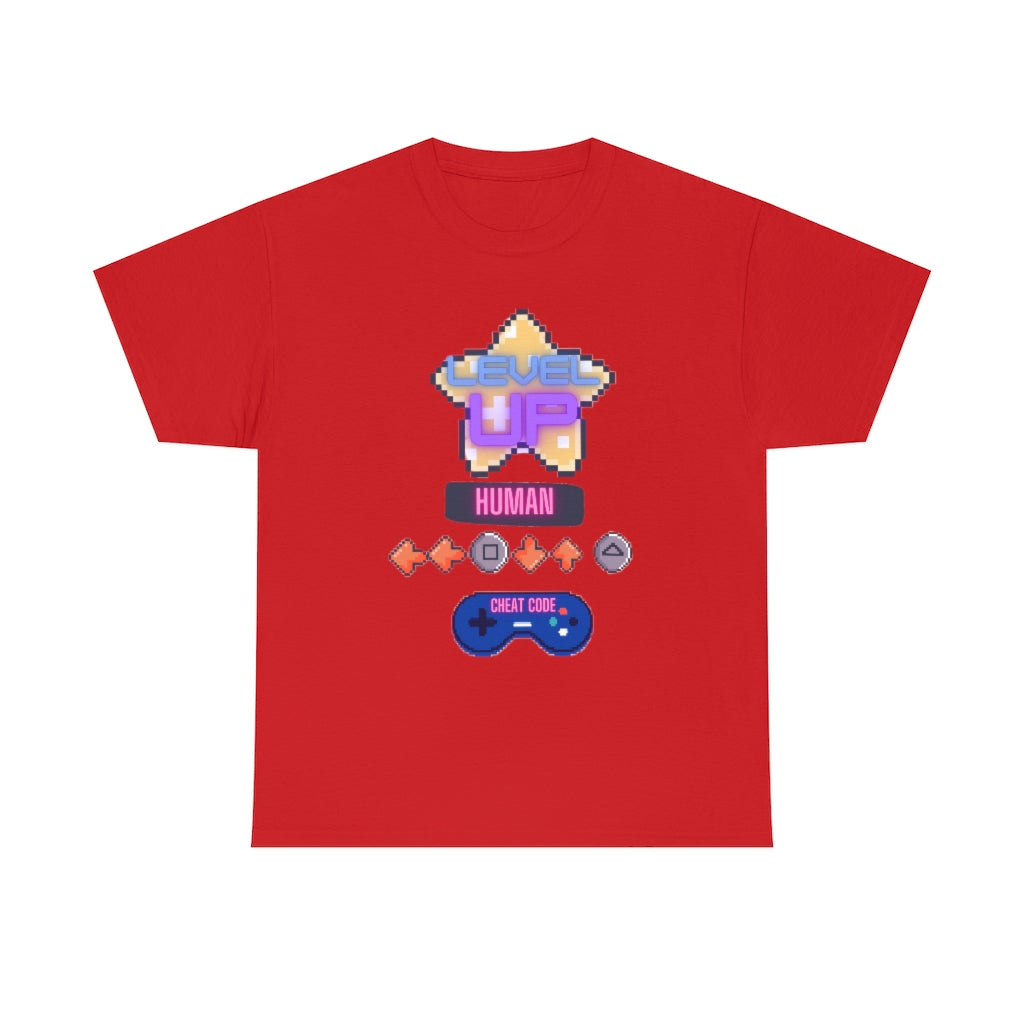 Human cheat code Heavy Cotton Tee