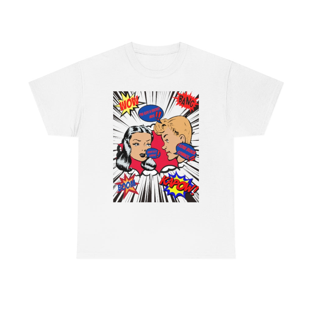 I love comics Heavy Cotton Tee