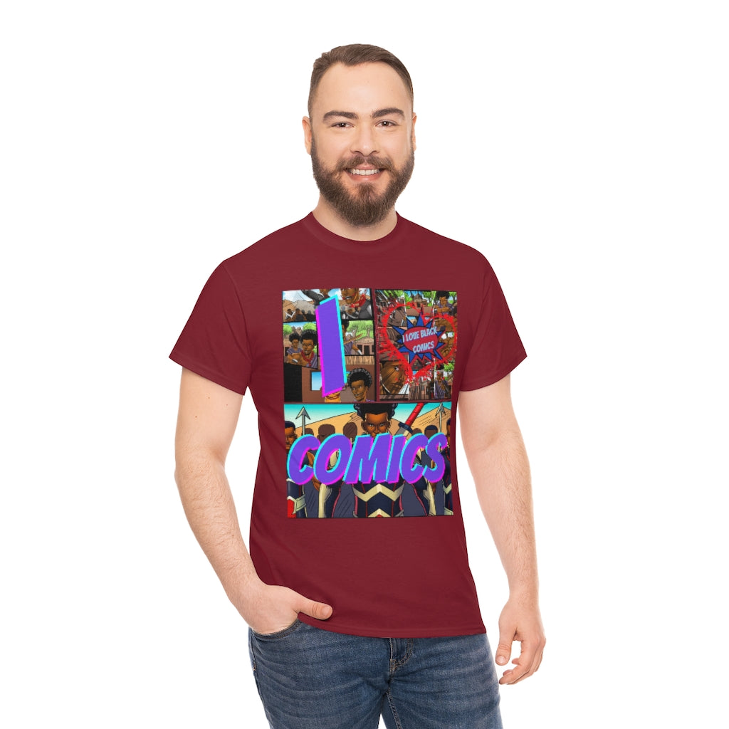 i love comics Heavy Cotton Tee