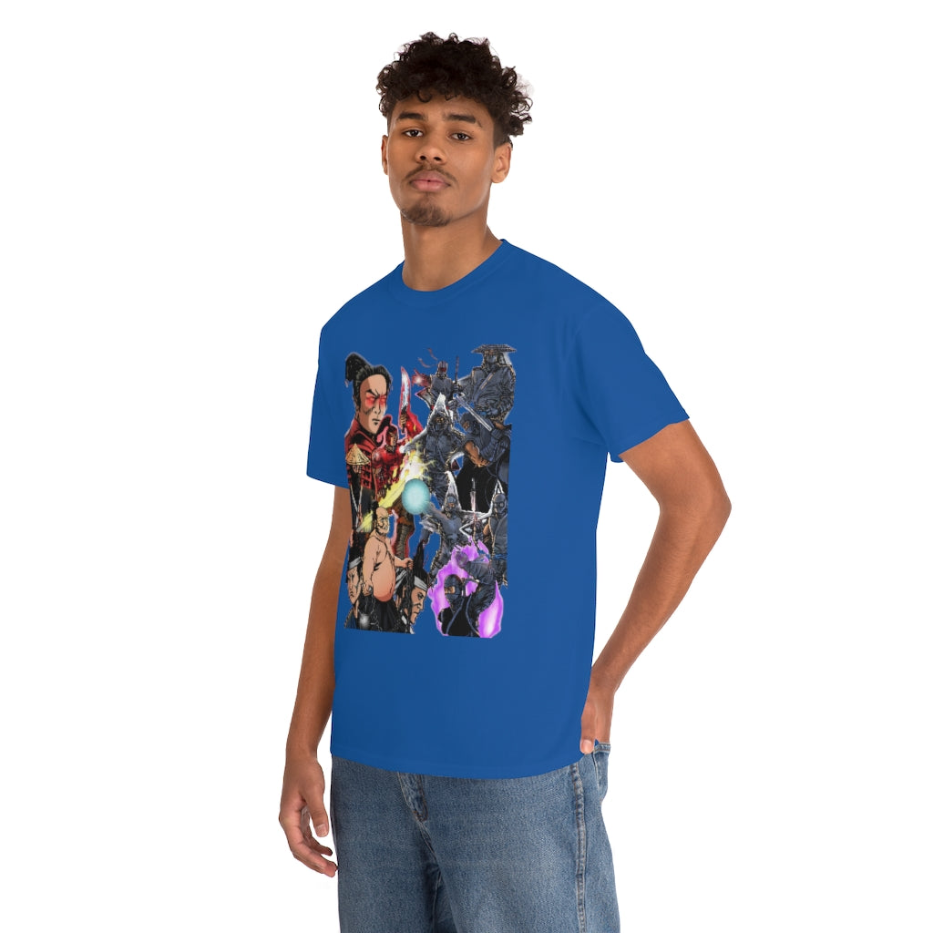 SAMURAI VS NINJA Heavy Cotton Tee