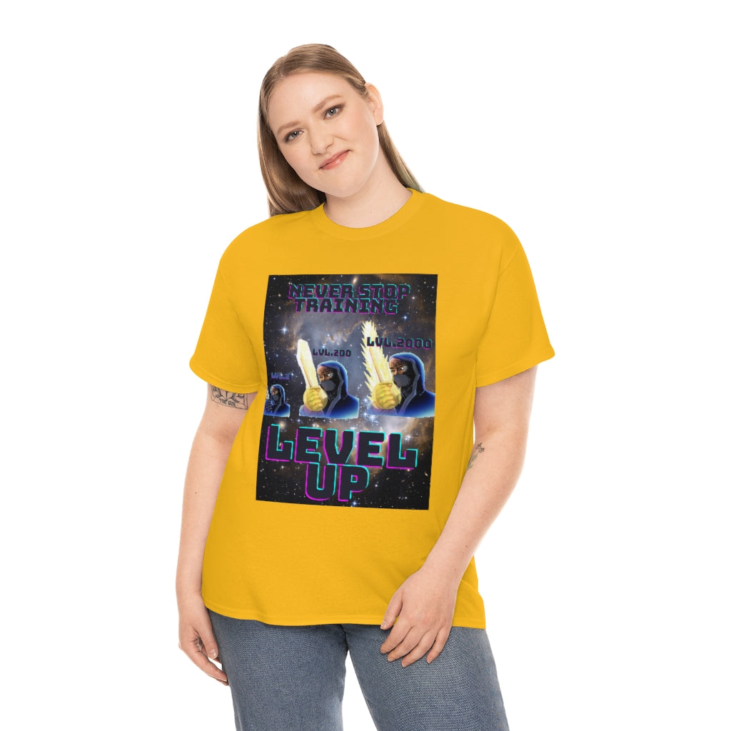 Kid fist level up Heavy Cotton Tee