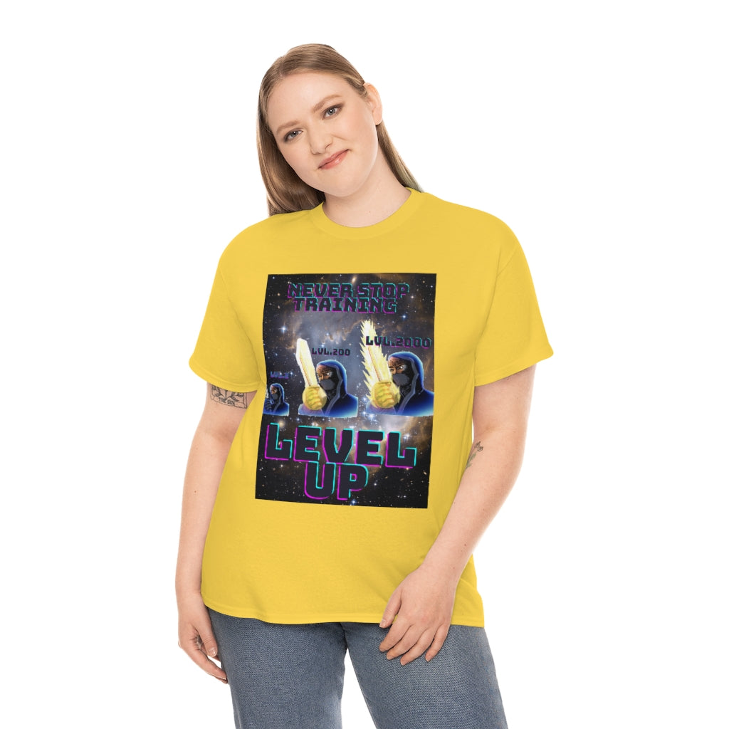 Kid fist level up Heavy Cotton Tee