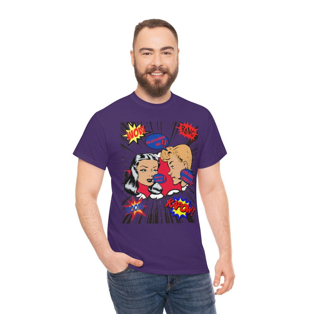 I love comics Heavy Cotton Tee