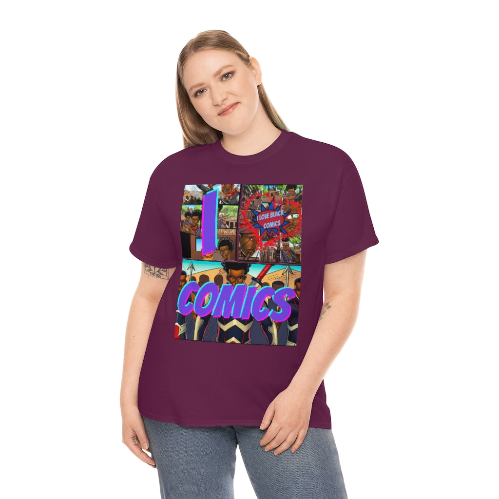 i love comics Heavy Cotton Tee