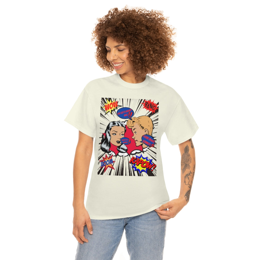 I love comics Heavy Cotton Tee