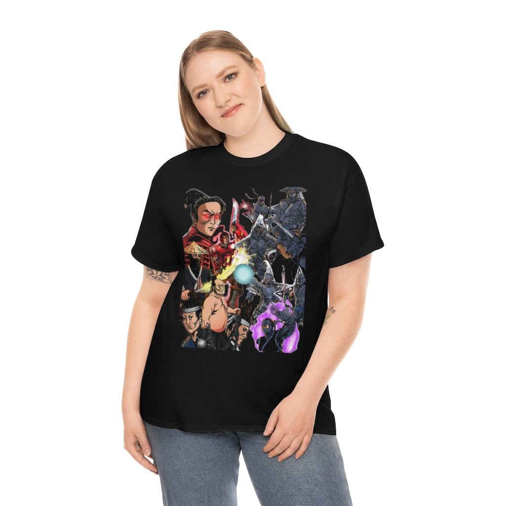 SAMURAI VS NINJA Heavy Cotton Tee