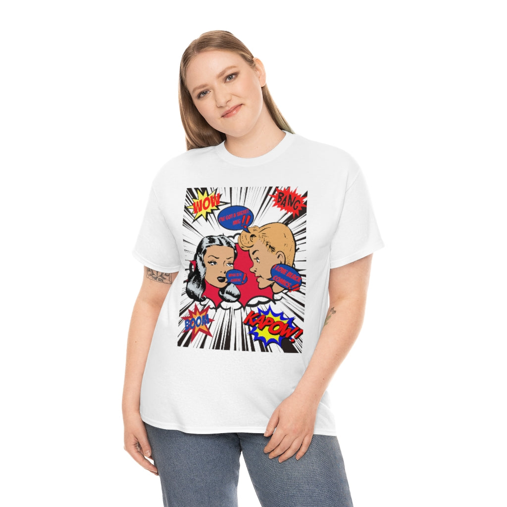 I love comics Heavy Cotton Tee