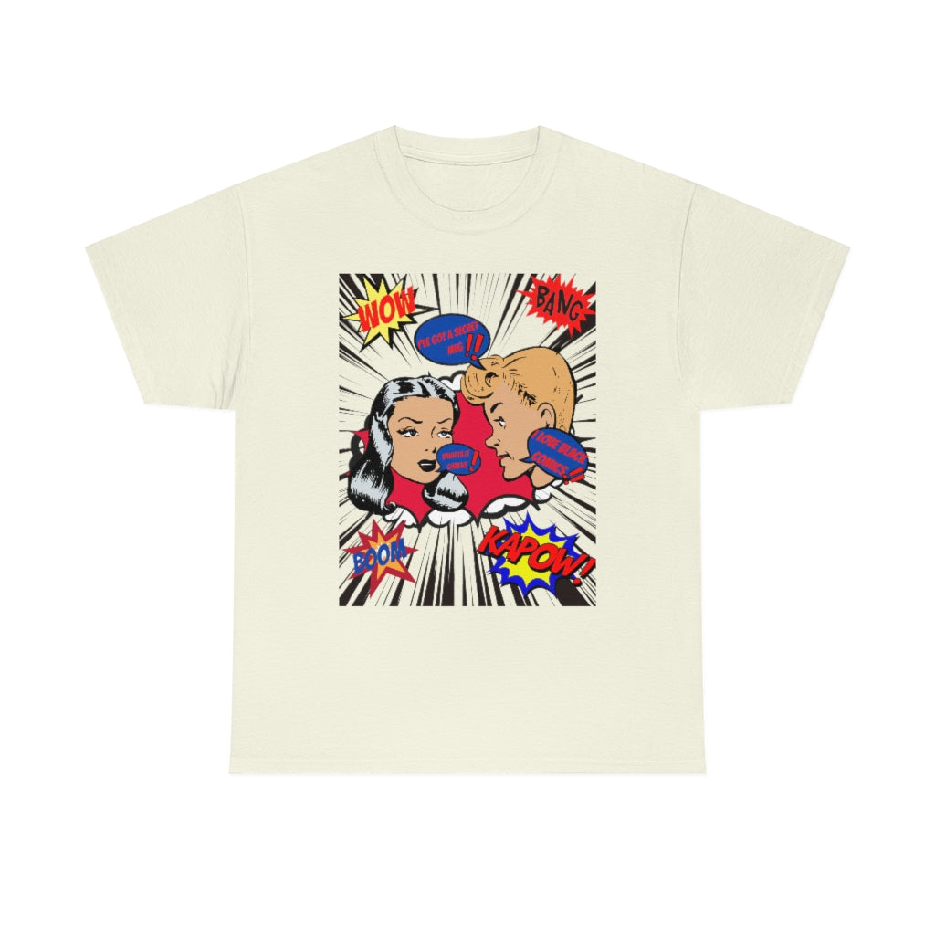 I love comics Heavy Cotton Tee