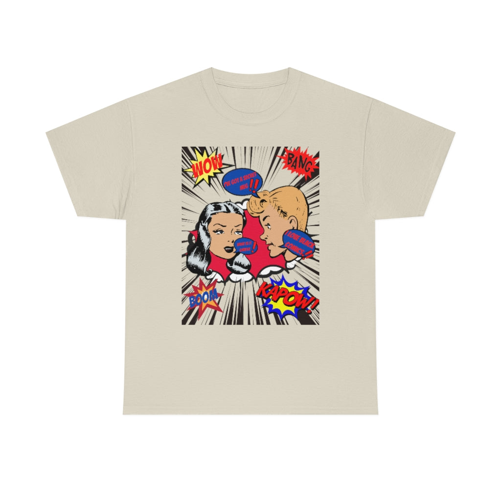 I love comics Heavy Cotton Tee