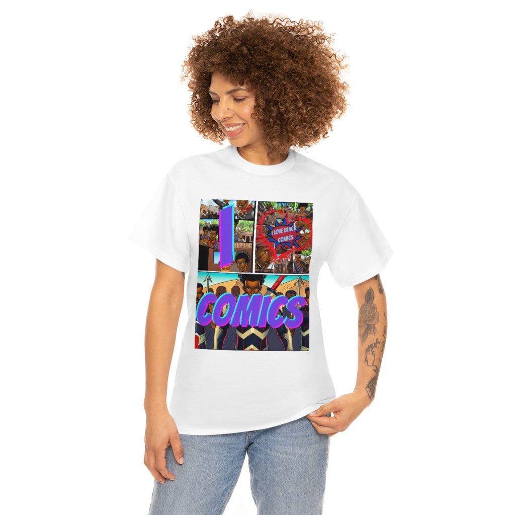 i love comics Heavy Cotton Tee