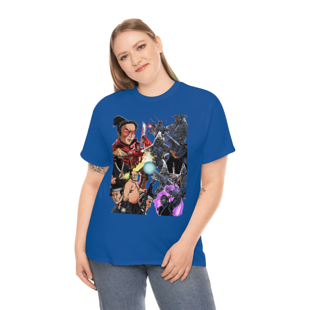 SAMURAI VS NINJA Heavy Cotton Tee