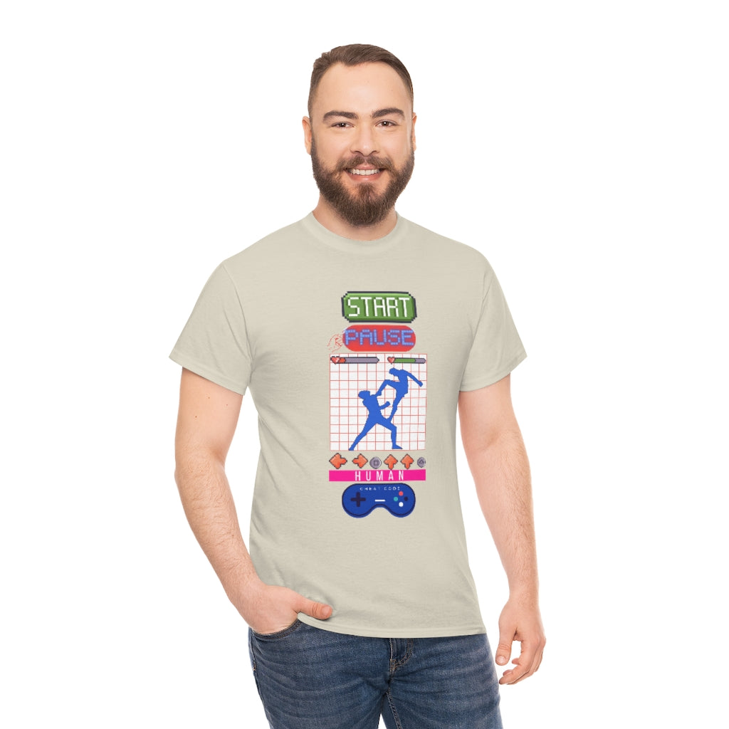 human cheat code Heavy Cotton Tee