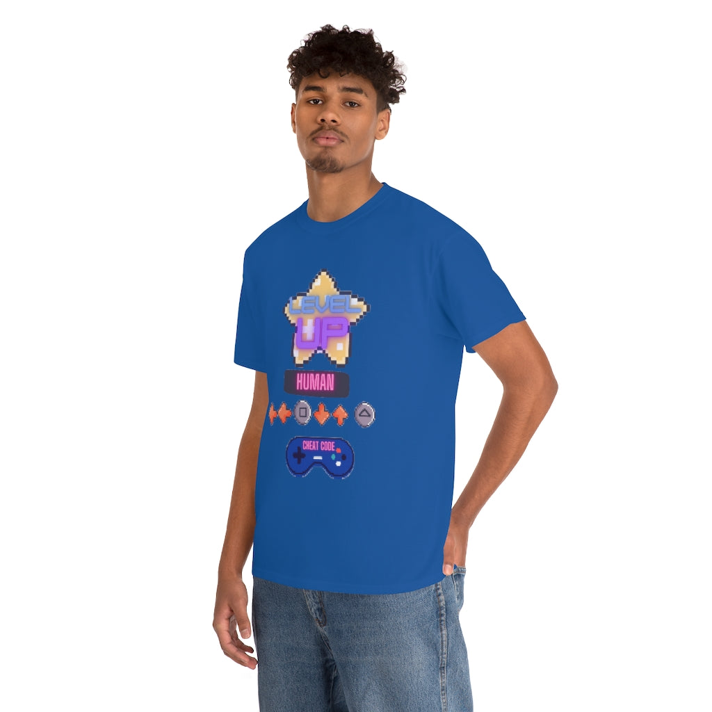 Human cheat code Heavy Cotton Tee