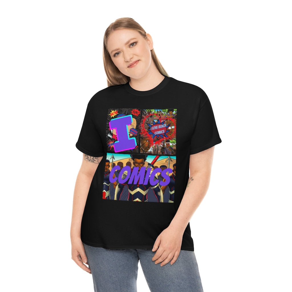 i love comics Heavy Cotton Tee