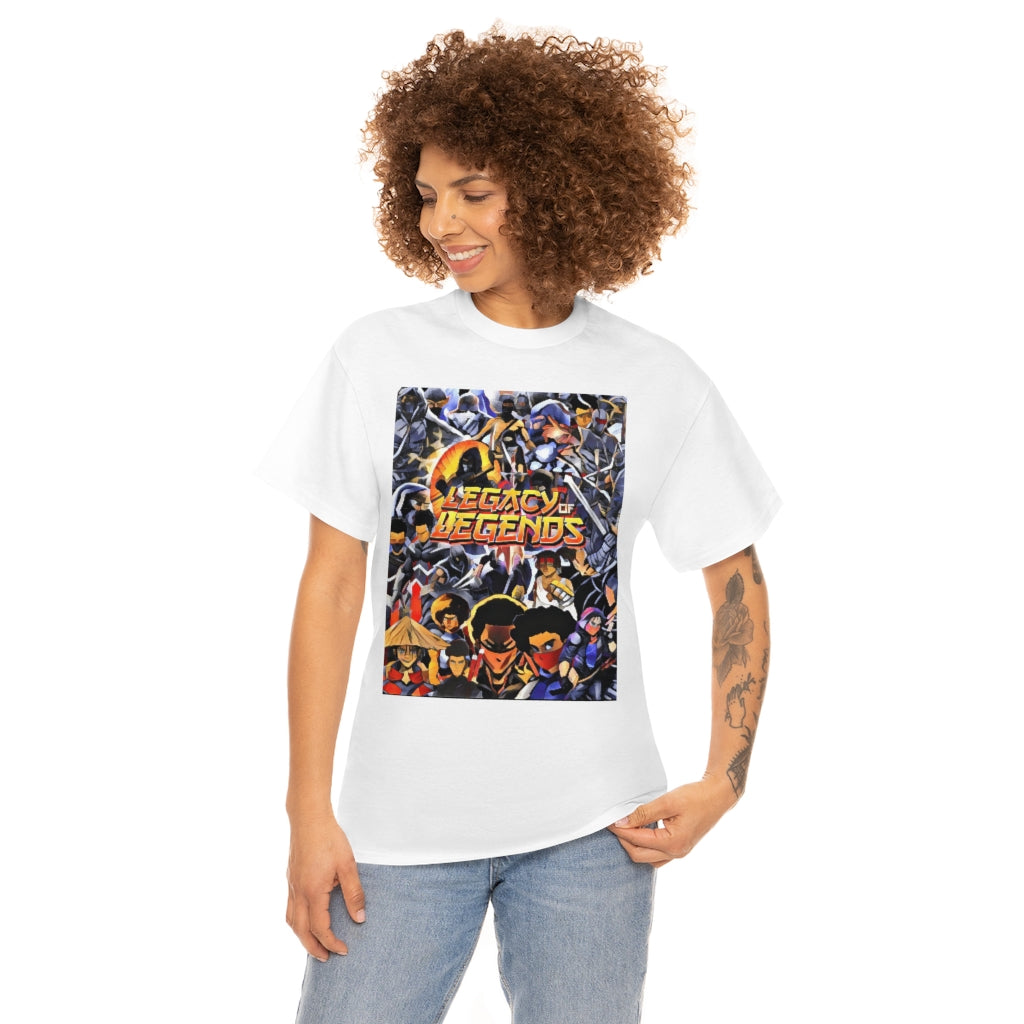 legacy of legends ninjas Heavy Cotton Tee