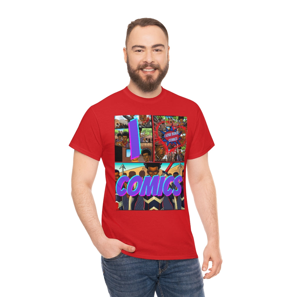 i love comics Heavy Cotton Tee