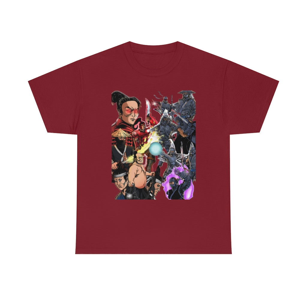 SAMURAI VS NINJA Heavy Cotton Tee