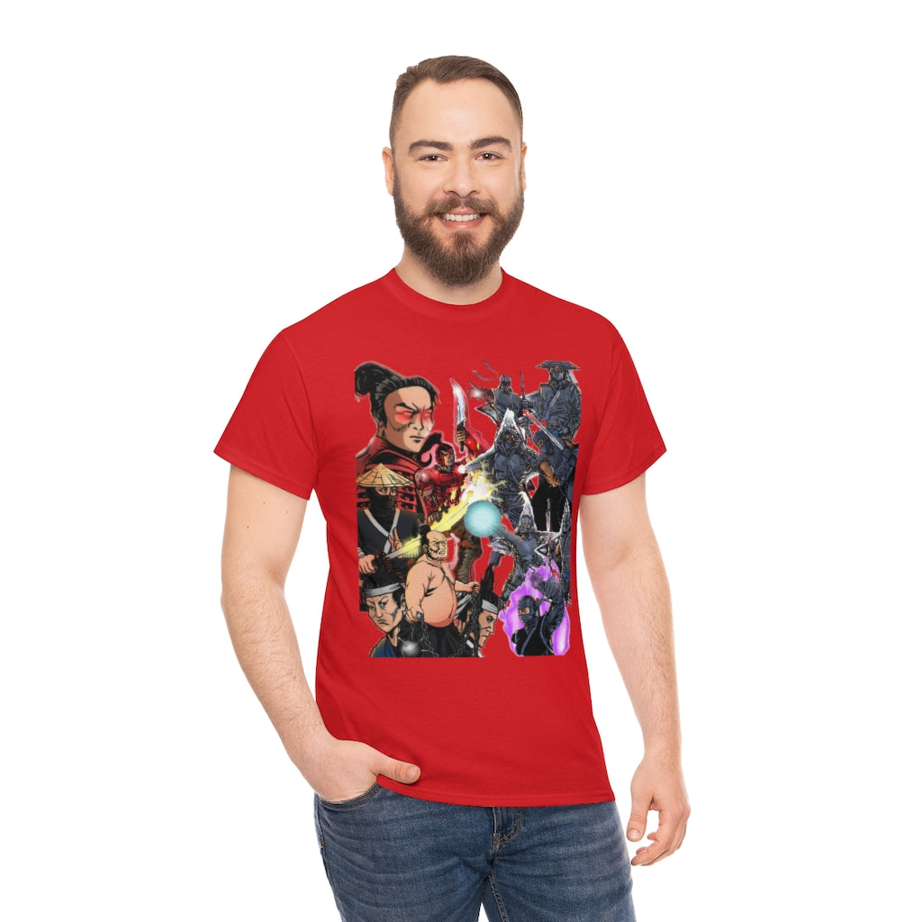 SAMURAI VS NINJA Heavy Cotton Tee