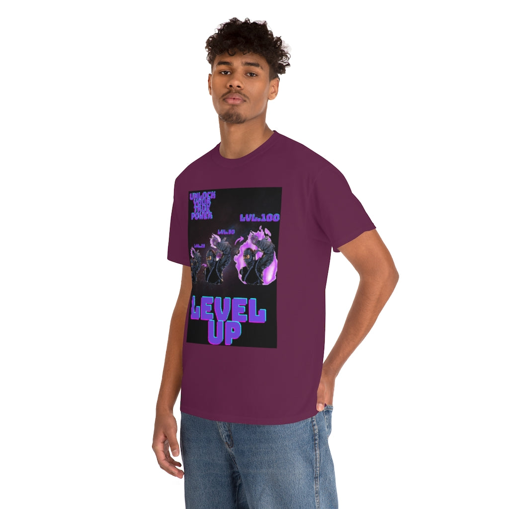 Hira level up Heavy Cotton Tee