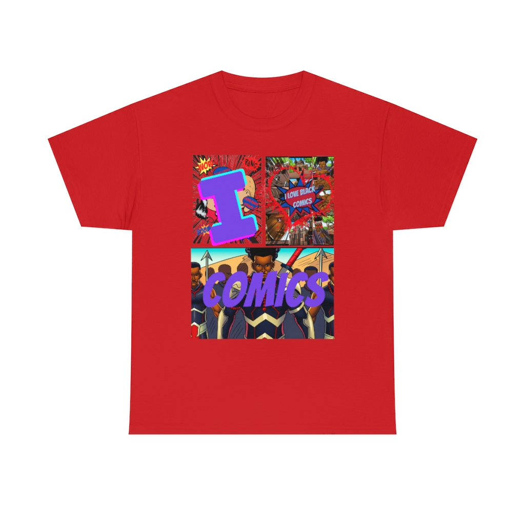 i love comics Heavy Cotton Tee