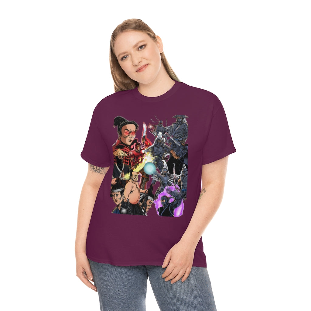 SAMURAI VS NINJA Heavy Cotton Tee