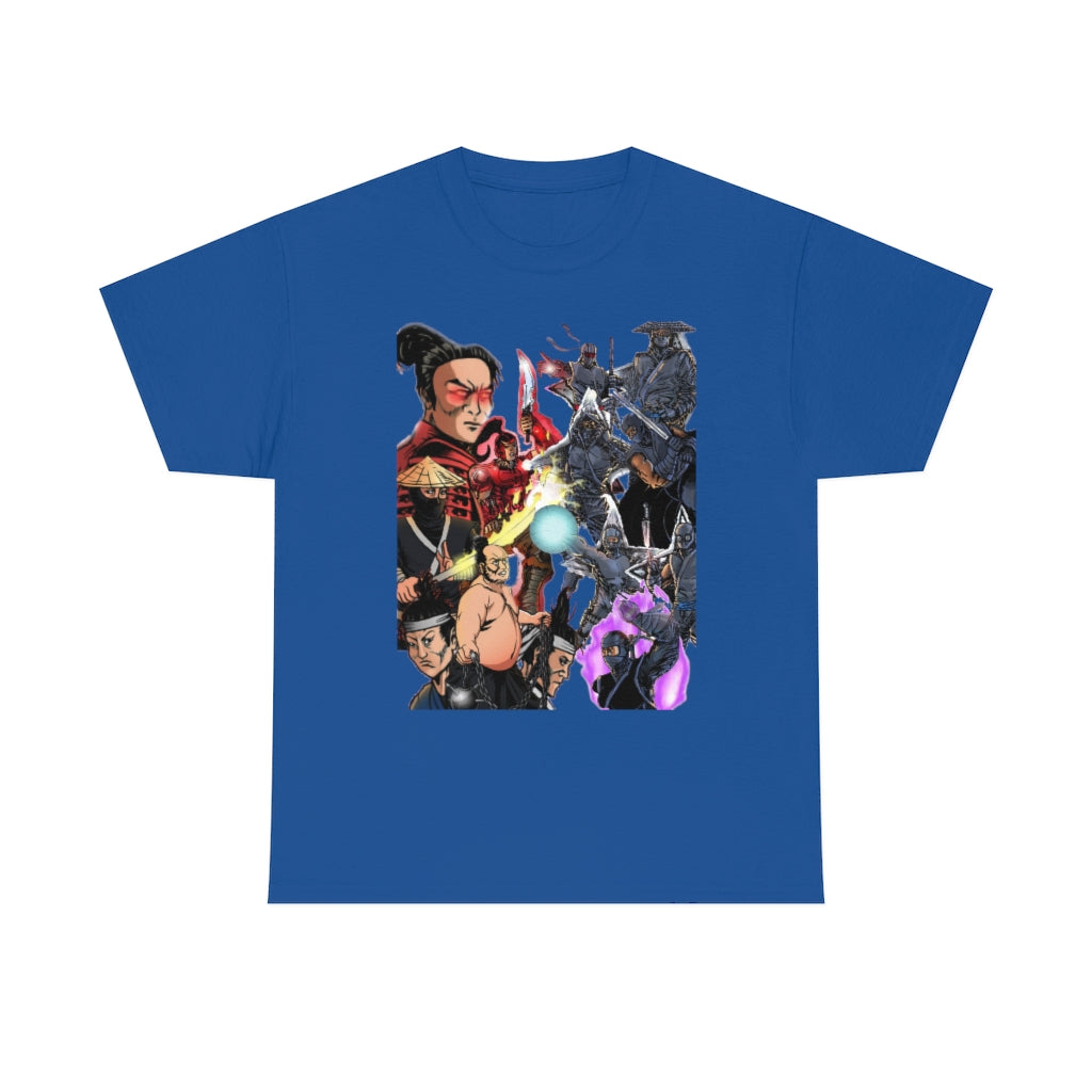 SAMURAI VS NINJA Heavy Cotton Tee