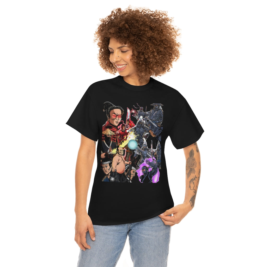 SAMURAI VS NINJA Heavy Cotton Tee