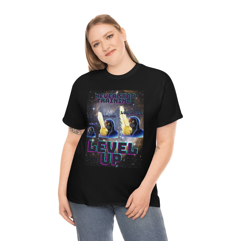 Kid fist level up Heavy Cotton Tee