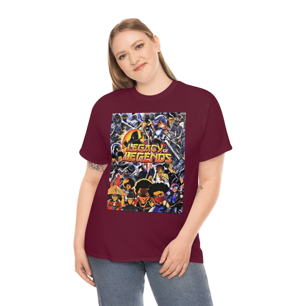 legacy of legends ninjas Heavy Cotton Tee
