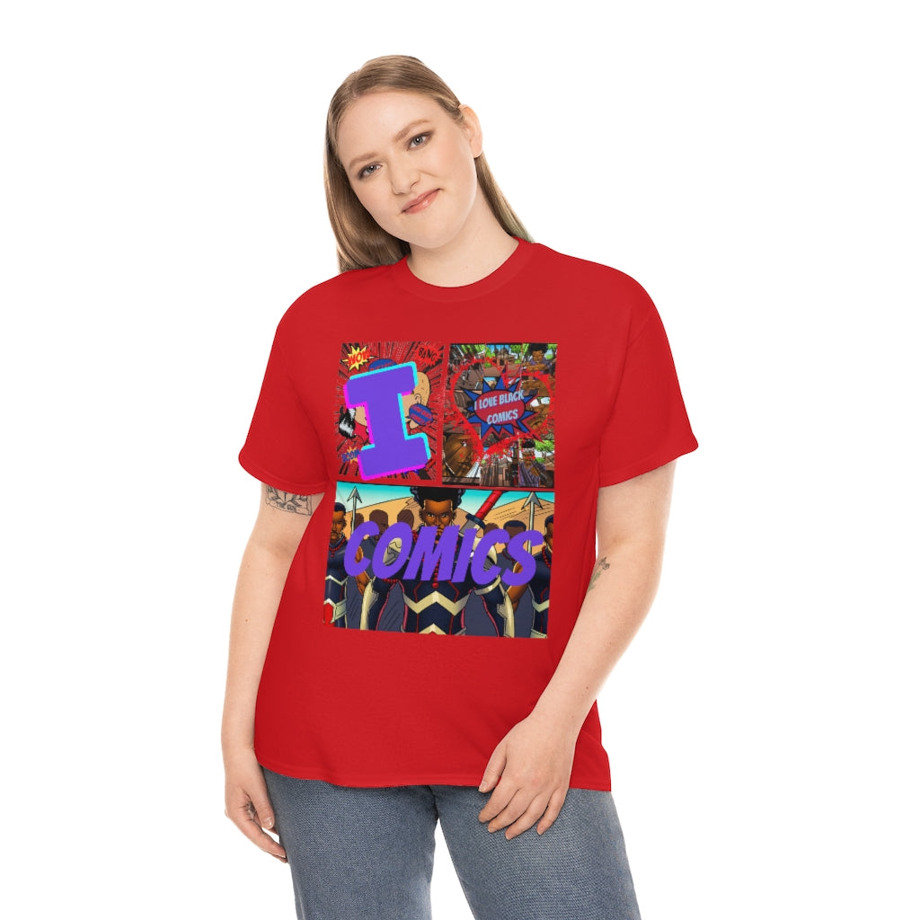 i love comics Heavy Cotton Tee