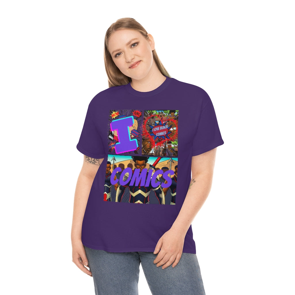 i love comics Heavy Cotton Tee