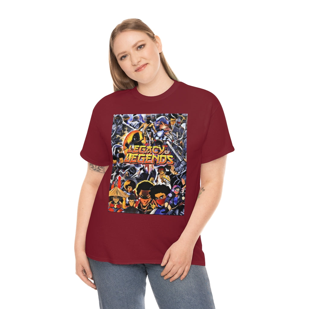 legacy of legends ninjas Heavy Cotton Tee
