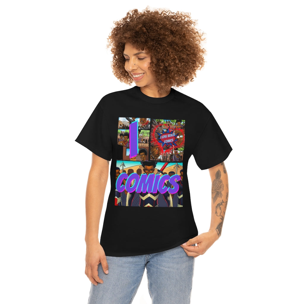 i love comics Heavy Cotton Tee