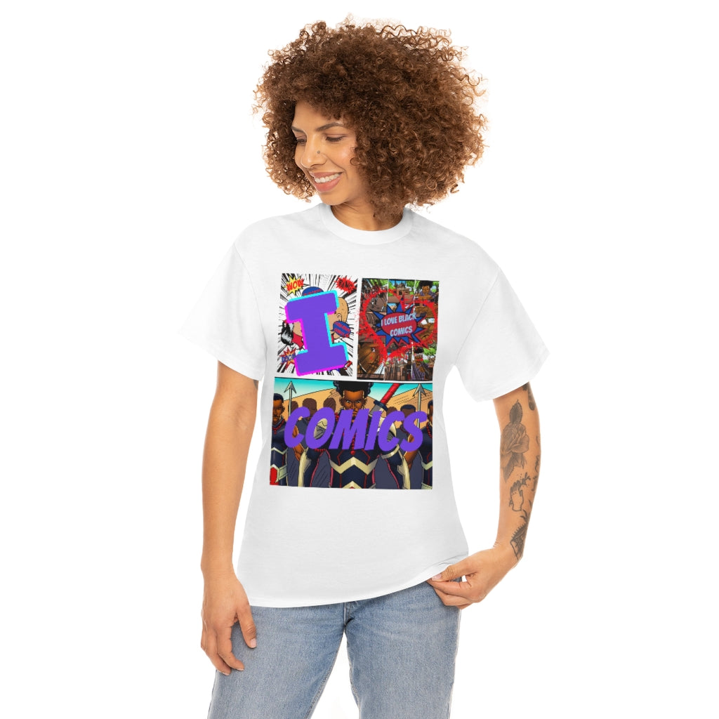 i love comics Heavy Cotton Tee