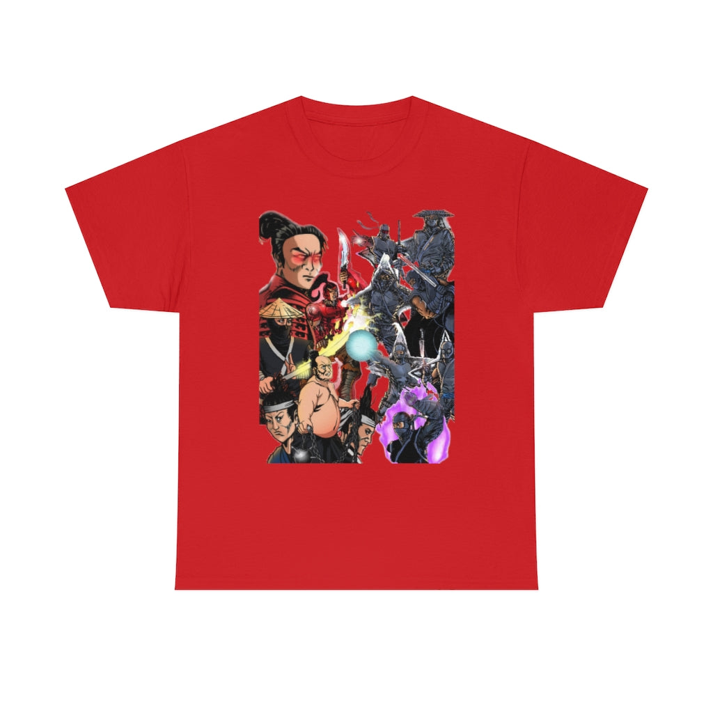 SAMURAI VS NINJA Heavy Cotton Tee