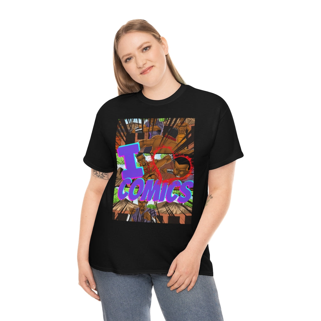 I love comics Heavy Cotton Tee