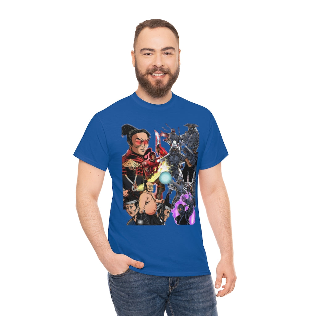 SAMURAI VS NINJA Heavy Cotton Tee